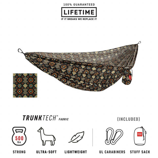 Grand Trunk TrunkTech Double Printed Hammock Thai Flowers