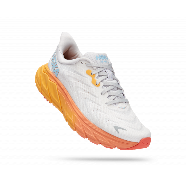 Hoka Women's Arahi 6 Nimbus Cloud/ Blanc De Blanc