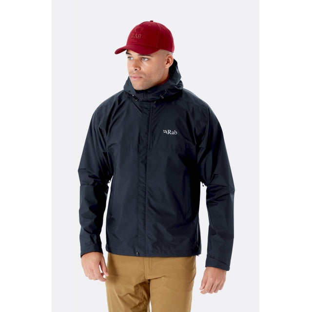 Rab Men's DownPour Eco Jacket Black