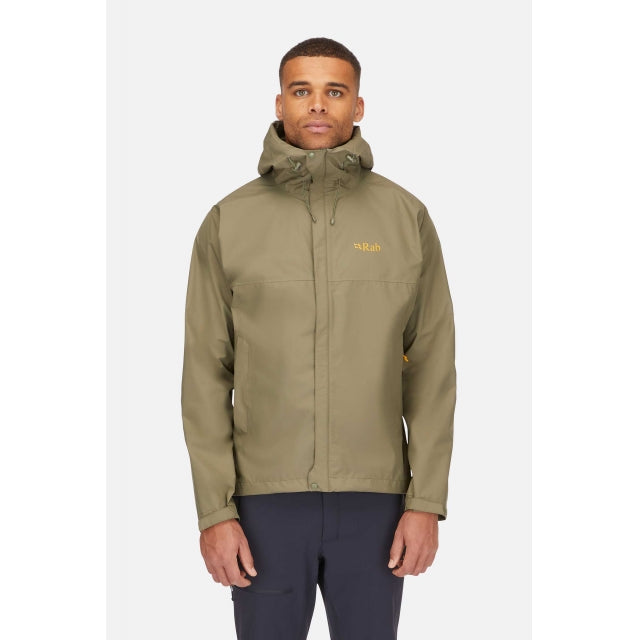 Rab Men's DownPour Eco Jacket Light Khaki