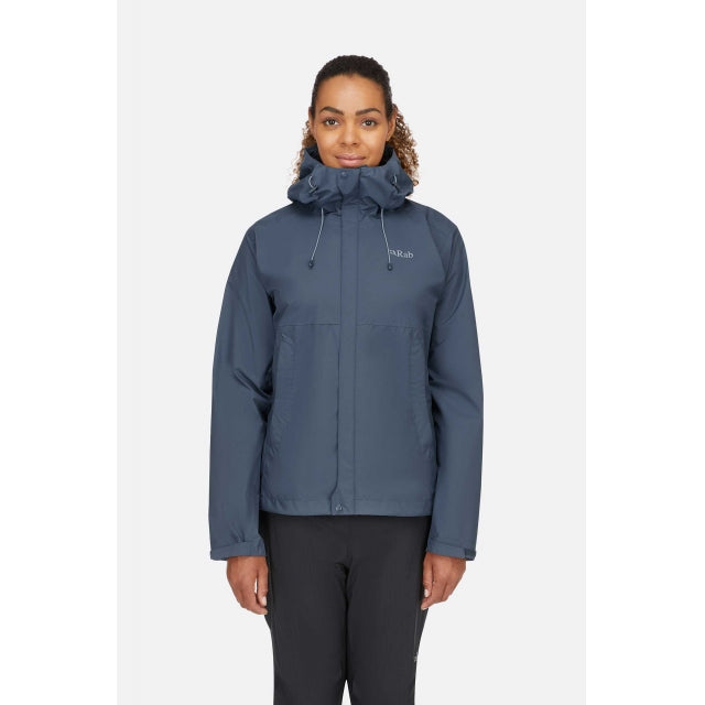 Rab Women's Downpour Eco Waterproof Jacket Orion