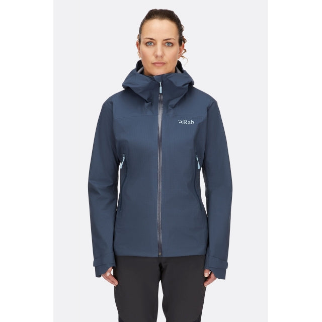 Rab Women’s Downpour Light Jacket Tempest Blue