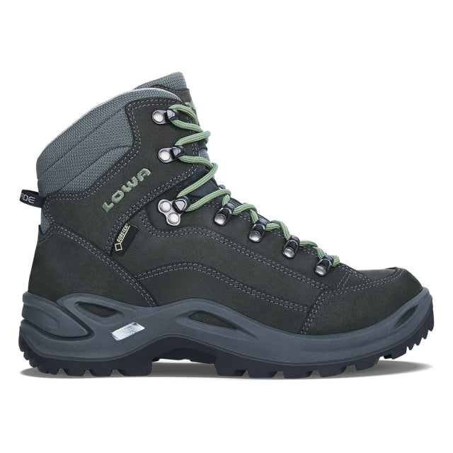 LOWA Boots Women's Renegade GTX Mid Graphite/Jade