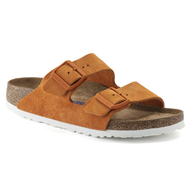 Birkenstock Arizona Soft Footbed Oiled Leather Russet Orange Suede