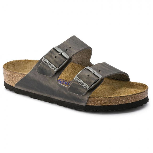 Birkenstock Arizona Soft Footbed Oiled Leather Iron Oiled Leather