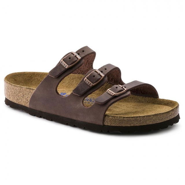 Birkenstock Women's Florida Soft Footbed Oiled Leather Habana Oiled Leather