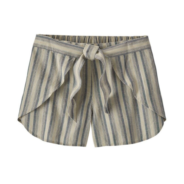 Patagonia Women's Garden Island Shorts Dusk Stripe: Pumice