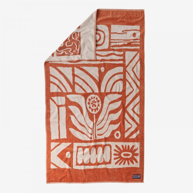 Patagonia Organic Cotton Towel New Visions: Sienna Clay