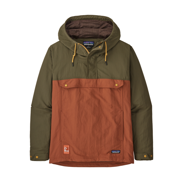 Patagonia Men's Isthmus Anorak GPIW Patch: Sisu Brown