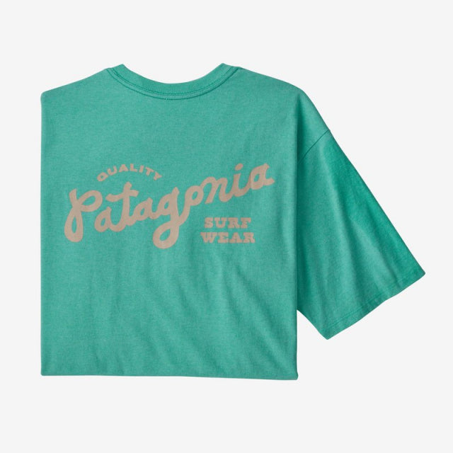 Patagonia Men's Quality Surf Pocket Responsibili-Tee Fresh Teal