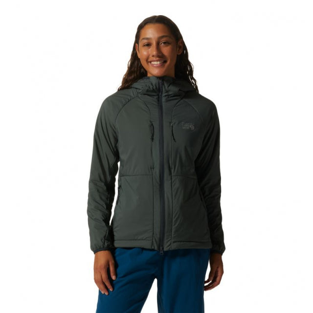 Mountain Hardwear Women's Kor AirShell Hoody Black Spruce