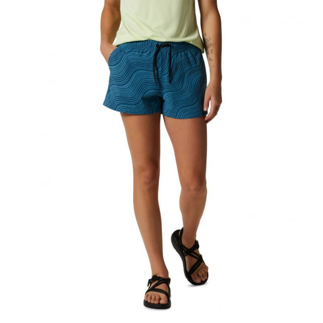 Mountain Hardwear Women's Stryder Swim Short Caspian Waves P