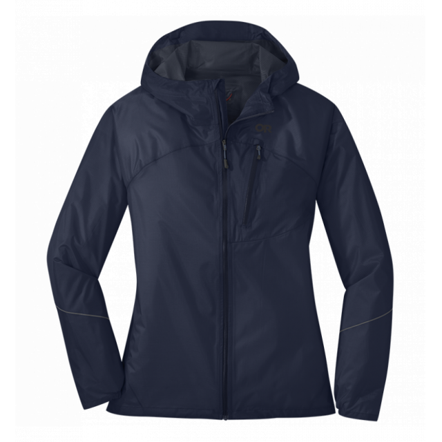 Outdoor Research Women's Helium Rain Jacket Naval Blue