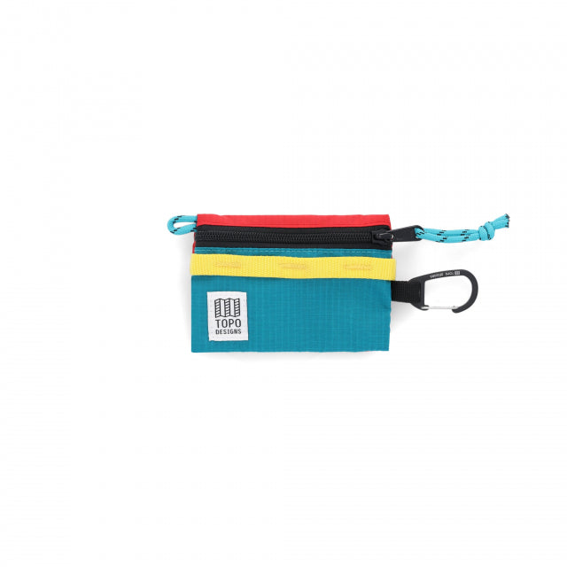 Topo Designs Accessory Bag Micro - Mountain Red/Turquoise