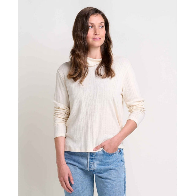 Toad & Co. Toad & Co Foothill Pointelle LS T-Neck Salt