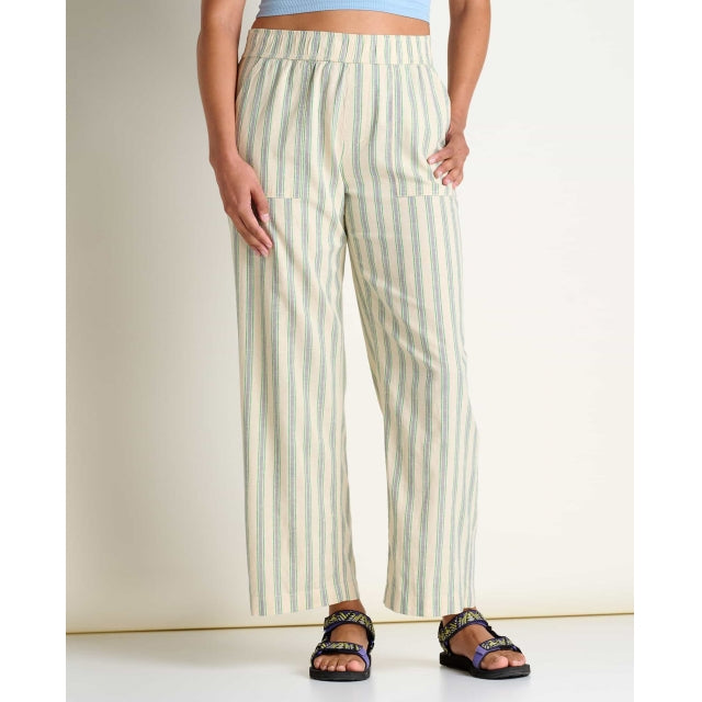 Toad & Co. Women's TAJ Hemp Pant Barley Stripe