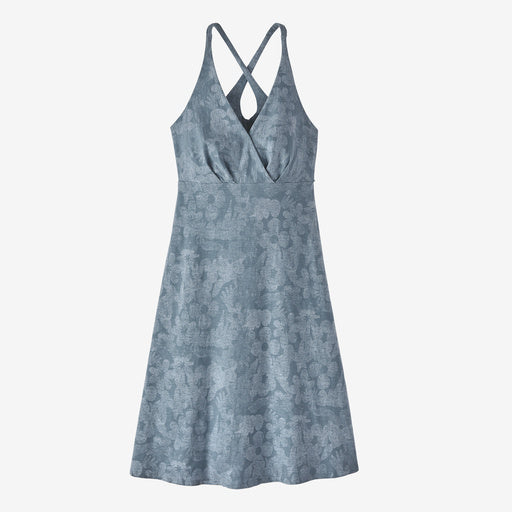 Patagonia Women's Amber Dawn Dress Channeling Spring: ight Plume Grey / L