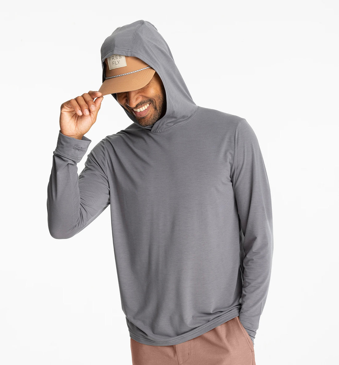 FreeFly Men's Elevate Lightweight Hoodie moke / S