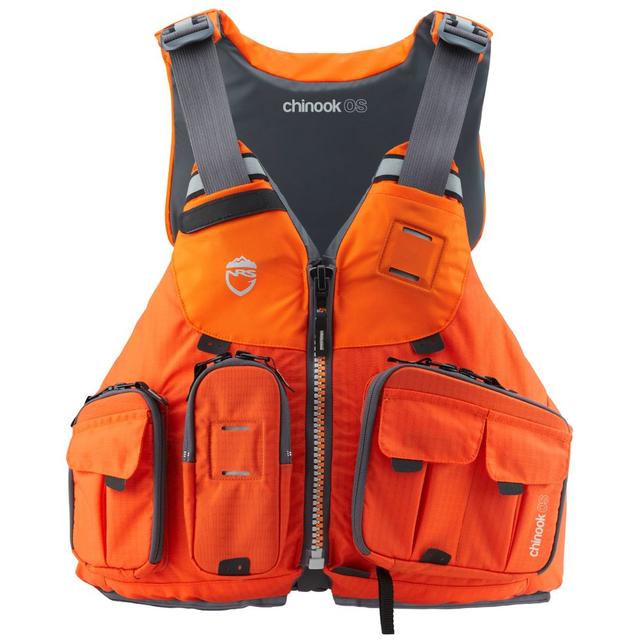 NRS Chinook OS Fishing PFD Orange