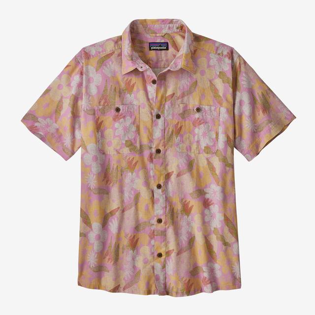 Patagonia Men's Back Step Shirt Channeling Spring: ilkweed Mauve / M