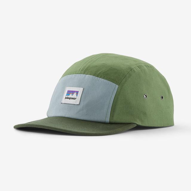 Patagonia Graphic Maclure Hat Shop Sticker: Terrain Green