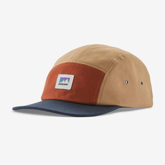 Patagonia Graphic Maclure Hat Shop Sticker: Grayling Brown