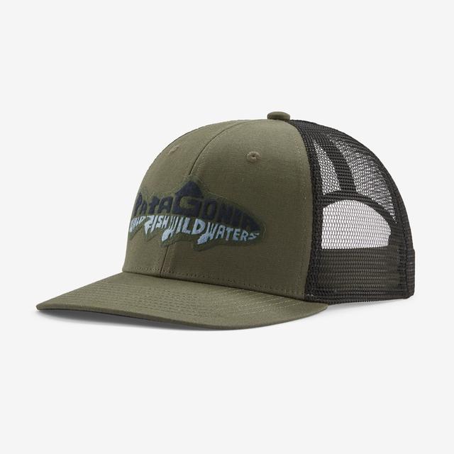 Patagonia Take a Stand Trucker Hat Wild Waterline: Basin Green