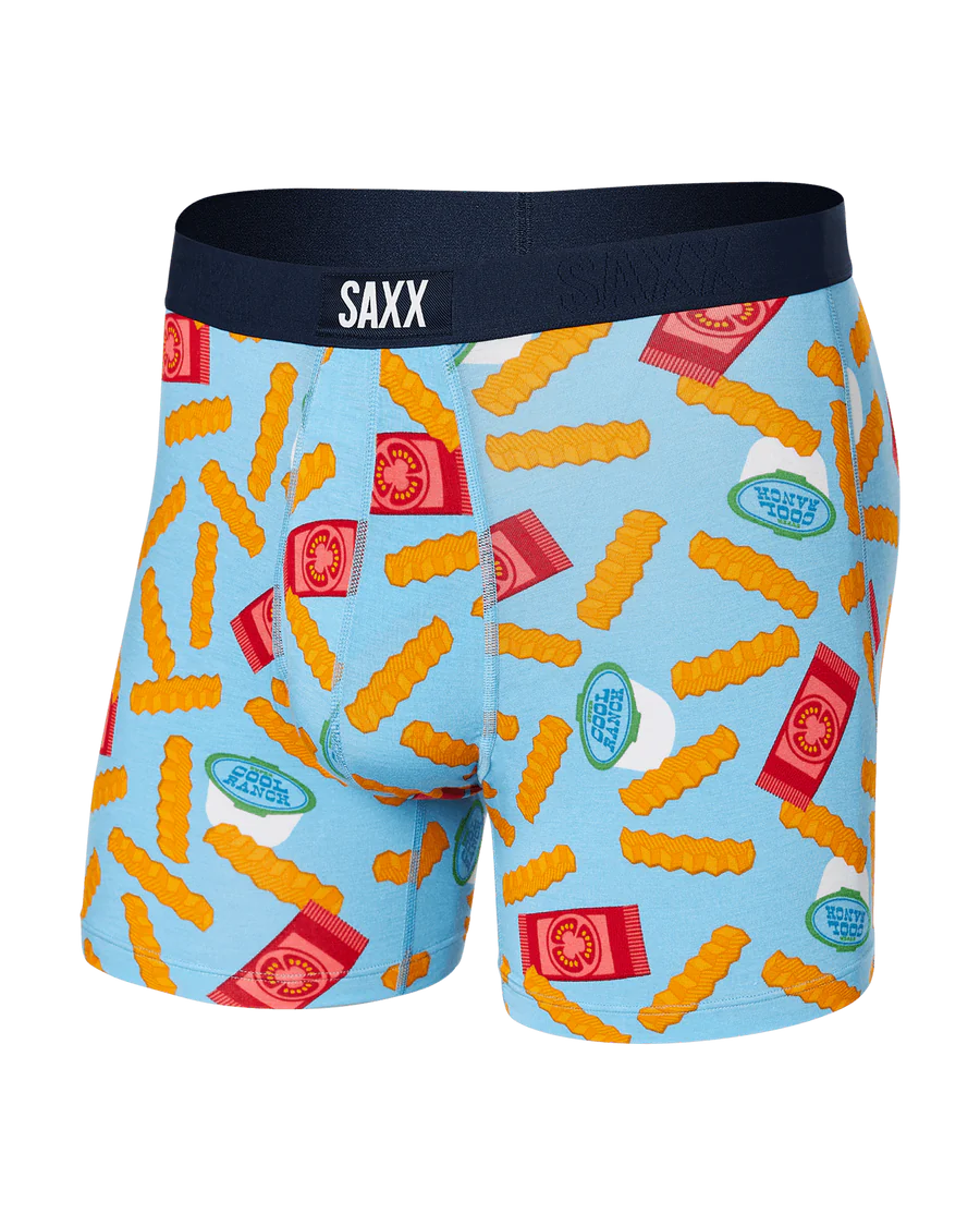 SAXX Saxx Vibe Super Soft Boxer Brief Cool Ranch/ Light Blue