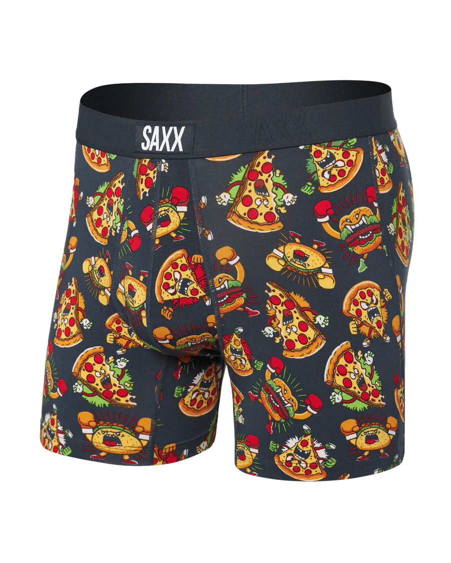 SAXX Saxx Vibe Super Soft Boxer Brief Food Fight/ India Ink