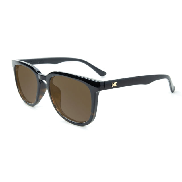 Knockaround Paso Robles: Glossy Black and Tortoise Shell Fade / Amber Glossy Black and Tortoise Shell Fade / Amber