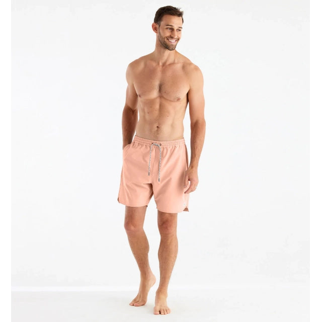 Free Fly Apparel Men's Andros Trunk Orange Dusk