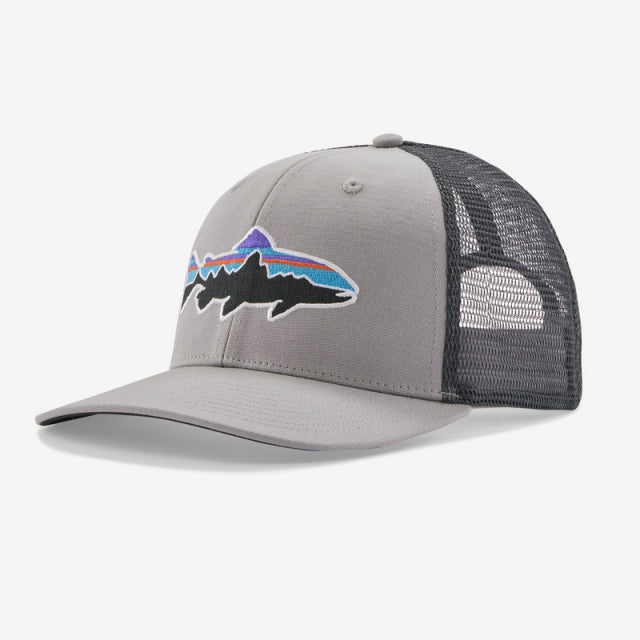 Patagonia Fitz Roy Trout Trucker Hat Salt Grey