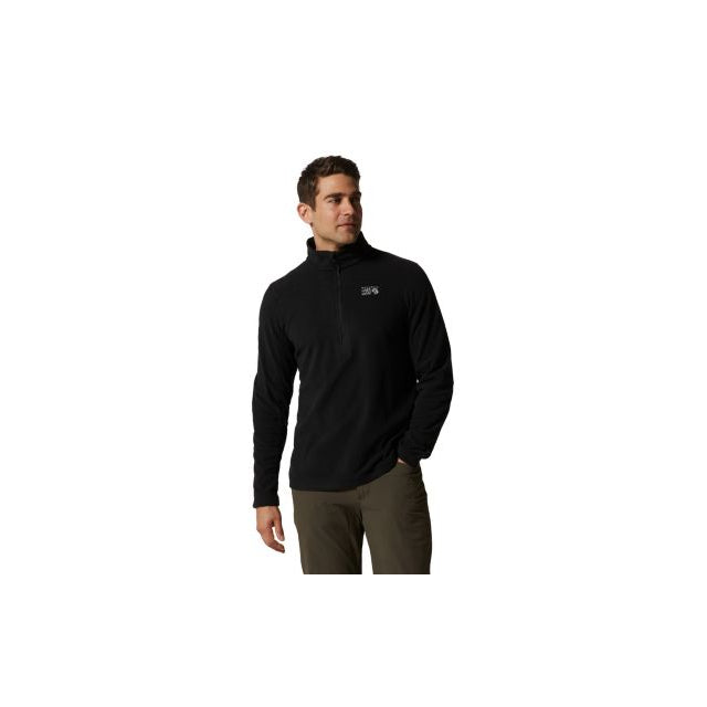 Mountain Hardwear Men's Microchill 2.0 Zip T BLACK