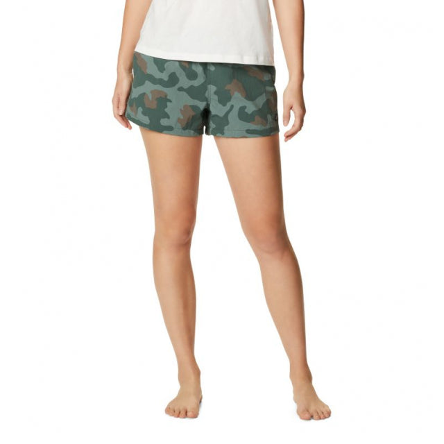 Mountain Hardwear Women's Stryder Swim Short Thunderhead Grey Camo