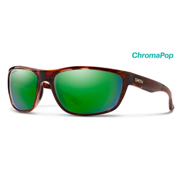 Smith Optics Redding Tortoise - ChromaPop Glass Polarized Green Mirror