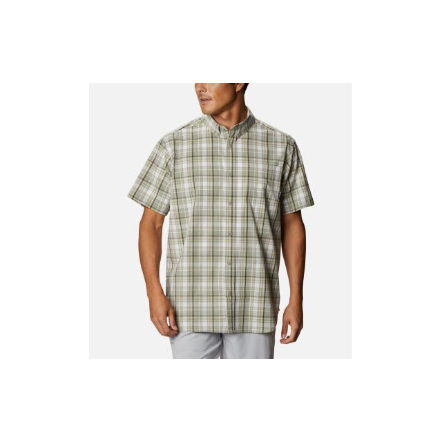 Columbia Men's Rapid Rivers II Short Sleeve Shirt afari Multi Plaid / S