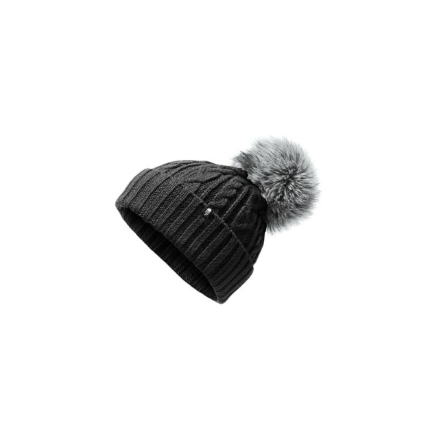 The North Face Women's Oh-Mega Fur Pom Beanie TNF Black